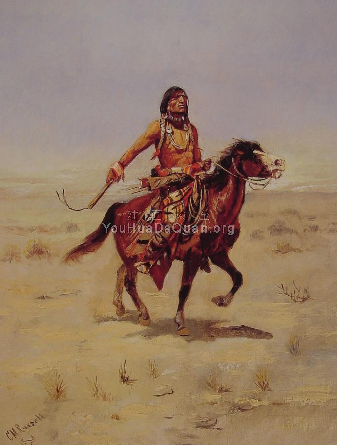 Indian Rider - 查尔斯·马里安·拉塞尔